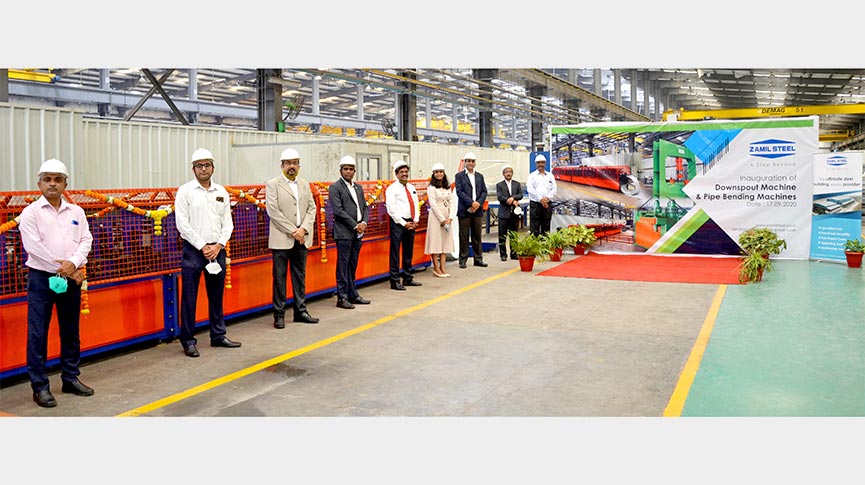 Inauguration of Downspout and Pipe Bending Machines